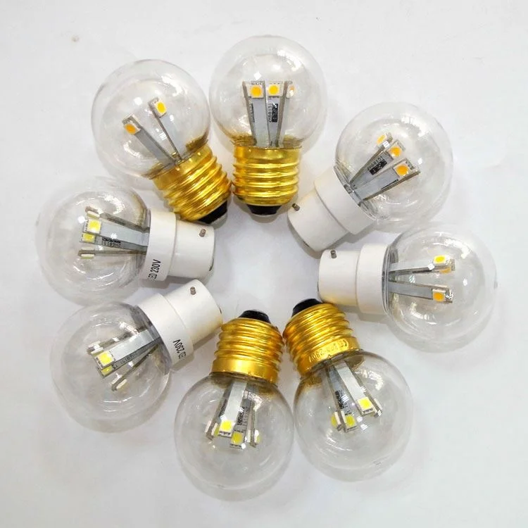 230V waterproof outdoor and indoor  led bulb 1W warm  white  House shop office lampada use E27/B22 led lamp replace led bulb