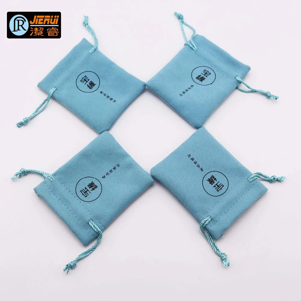 
Оптовая продажа, мешочек из микрофибры для ювелирных изделий, ожерелья и браслета 