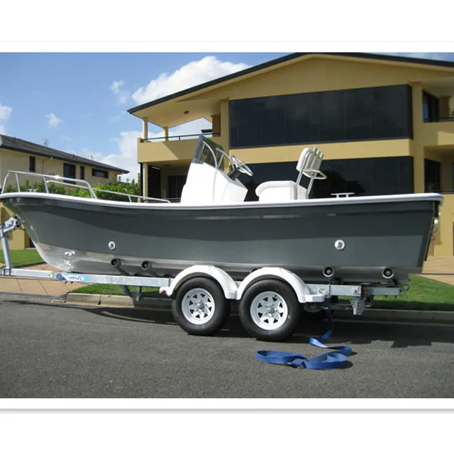 Liya Fiberglass Outboard Fishing Boat 19ft Small Boat With Engine