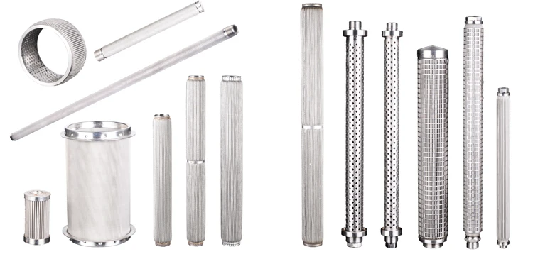 XINXIN  High Quality Sintered Aluminum Wire Mesh Filter Elements Multi-Layer Sintered Filter Cartridge