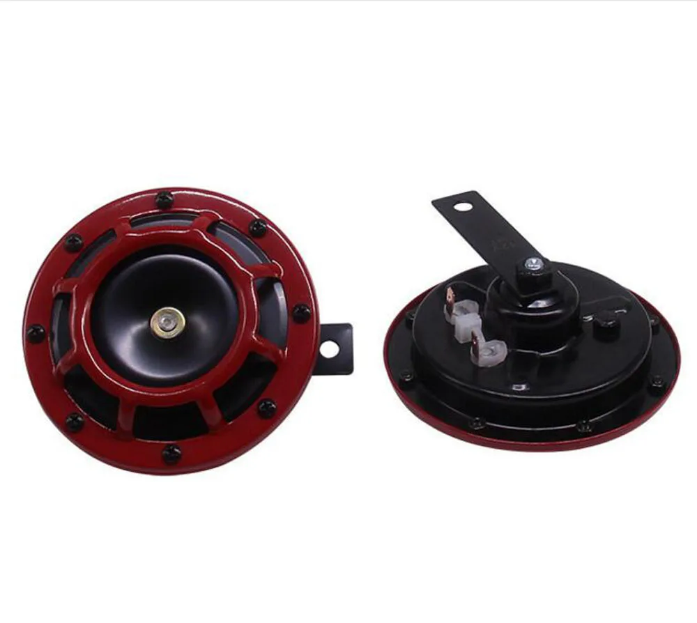 Car Refit Universal Car Horn 12v Truck Motorcycle Horn Basin Type High and Low Voltage Whistle Horn with Relay