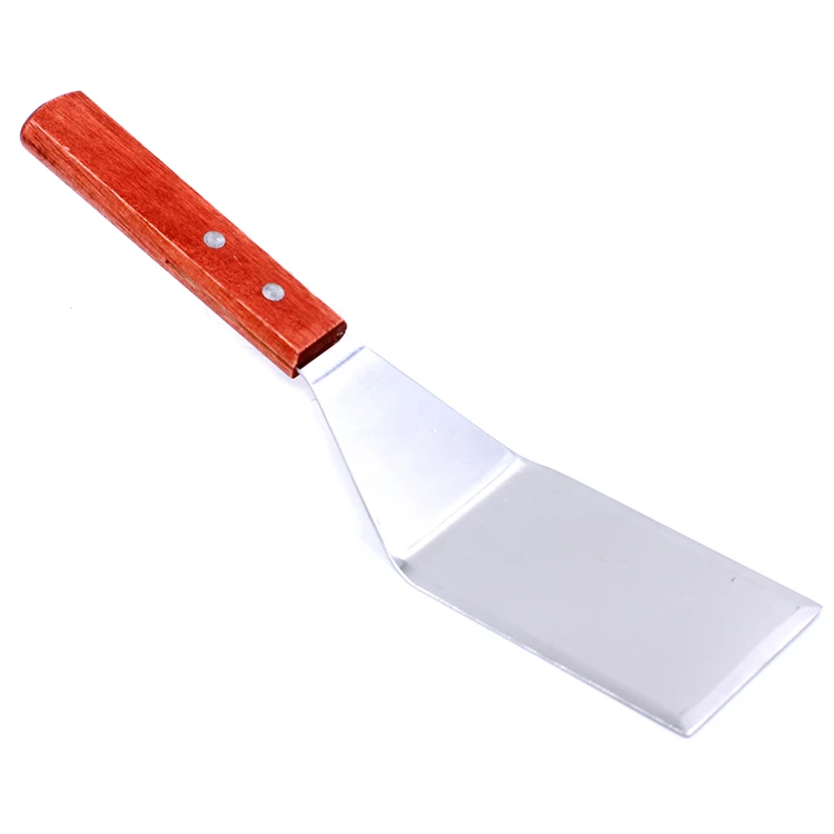 Wooden Handle Metal Blade Cooking Dough Scraper