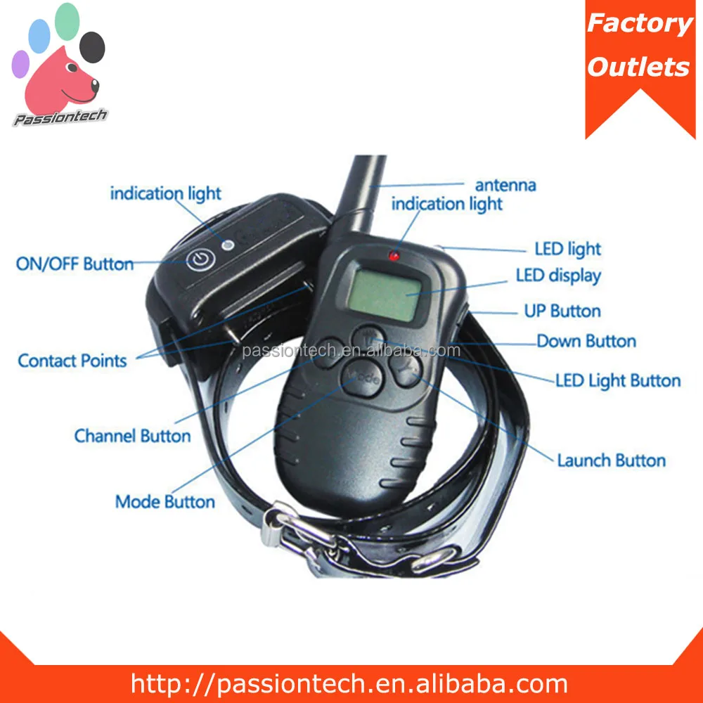 Pet dog training dog training collar ecollar for dogs