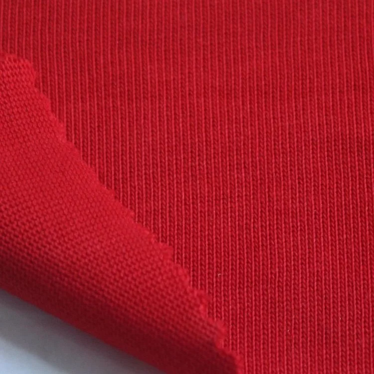 
high quality 100% combed cotton knitted single jersey fabric for sportswear 