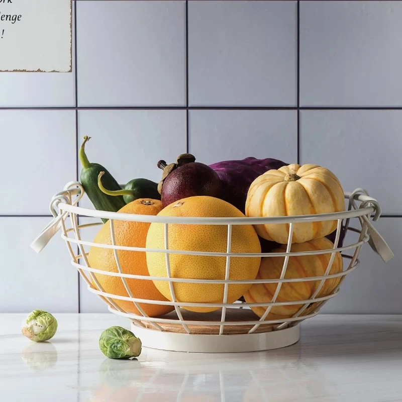 Leaf shape Bread Basket/ Wire Fruit Bowl , Decorative Fruit Bowl