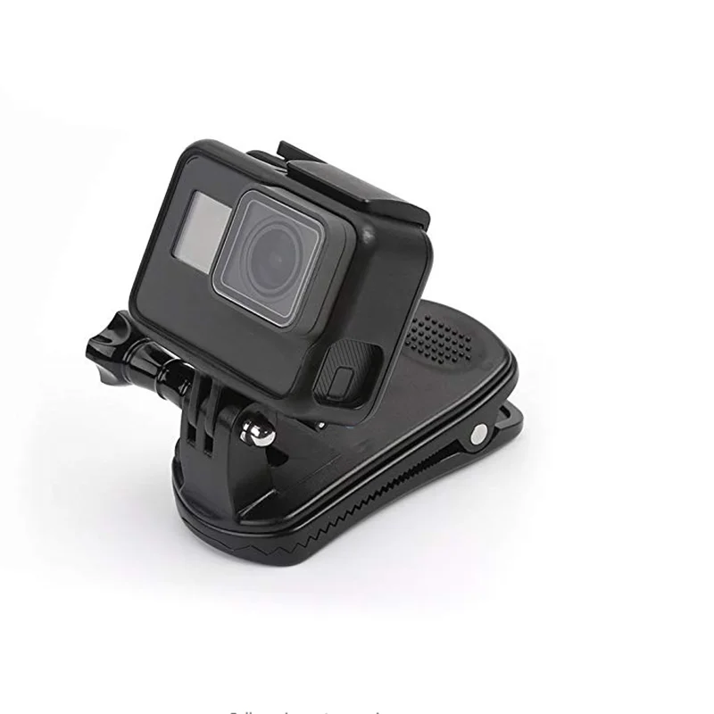 Вращающийся на 360 градусов зажим для рюкзака крепление сверхтвердый быстросъемный вращающийся головной убор быстросъемное Go Pro