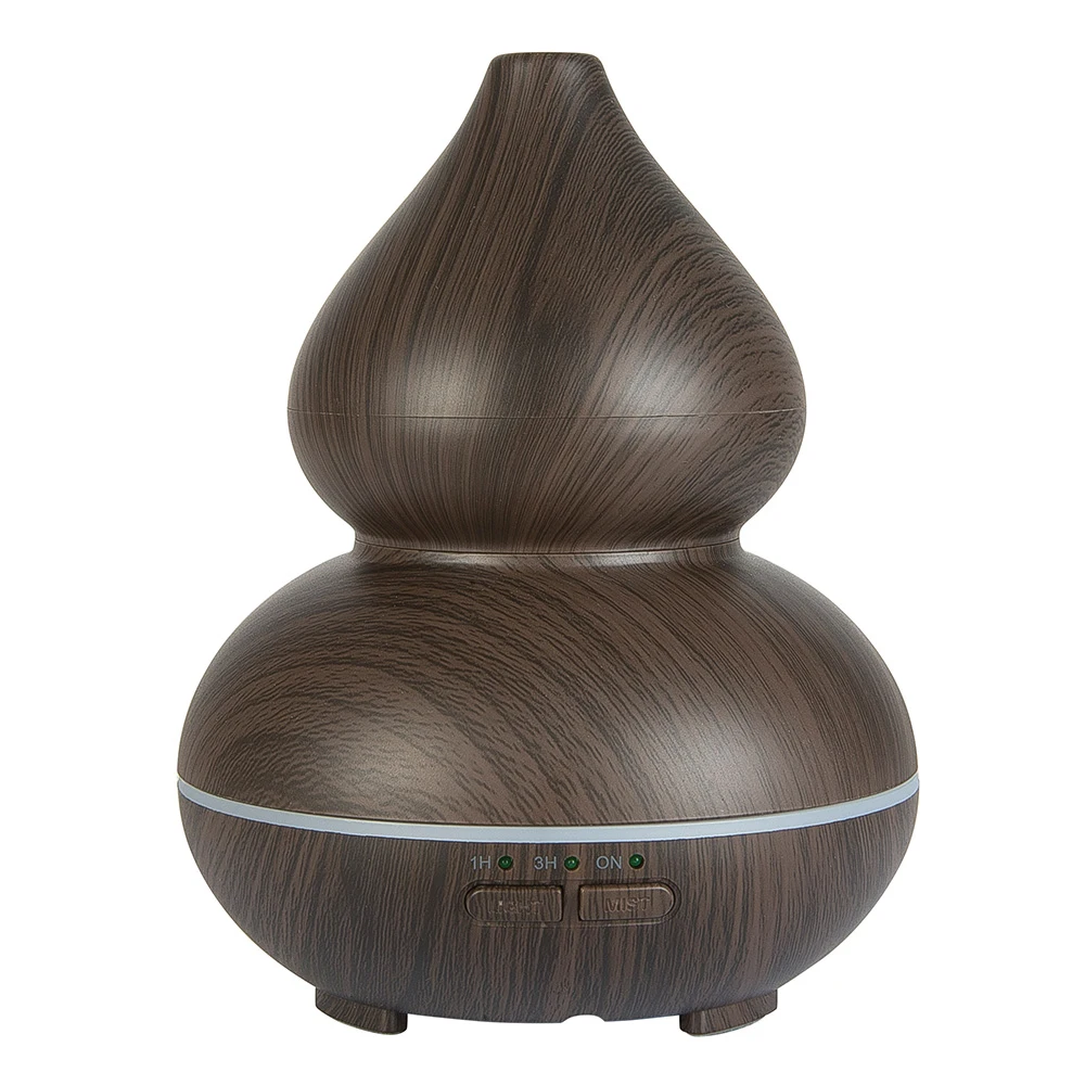 
trending products essential oil diffuser 150ml wood grain 