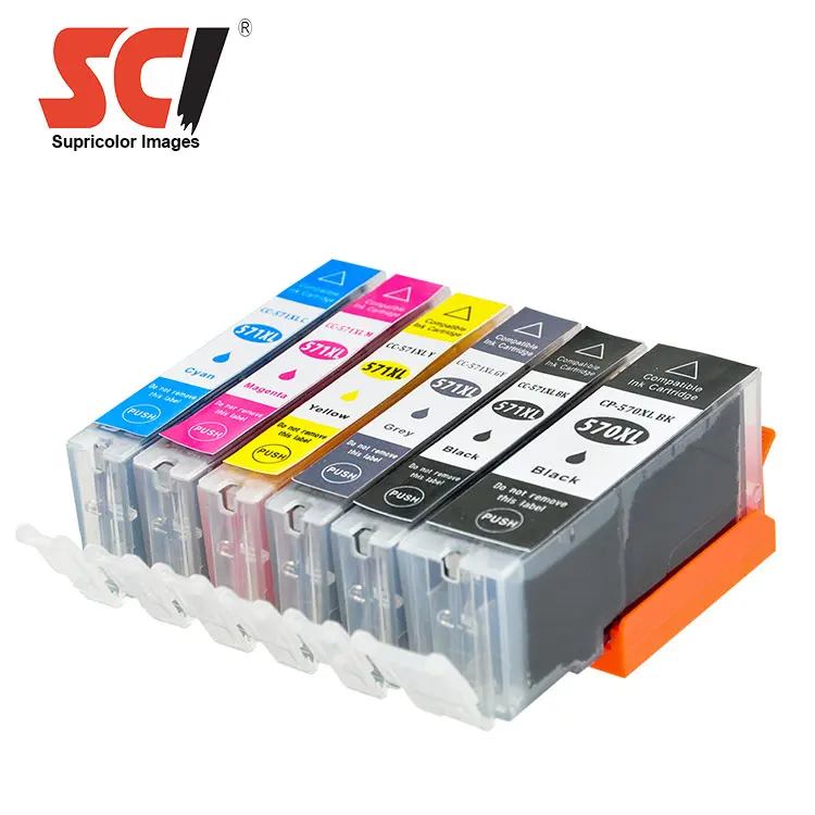 
Best Selling Products In Europe PGI 570XL CLI 571XL Compatible For Canon PIXMA MG5750/5751 For Canon Ink Cartridge 