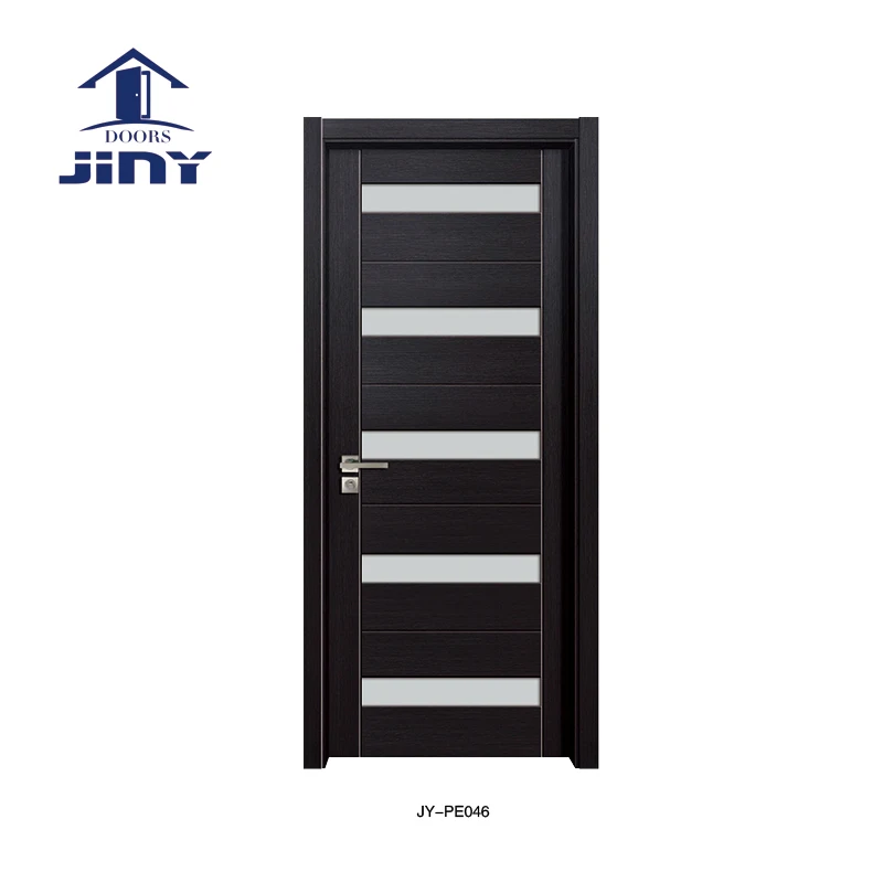 
Simple design glass door insert replacement interior door 