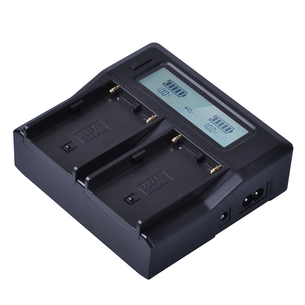 Горячая Распродажа LCD Двухканальное зарядное устройство для Sony BP-U30/ BP-U60/ BP-U65/BP-U90 Аккумулятор видеокамеры
