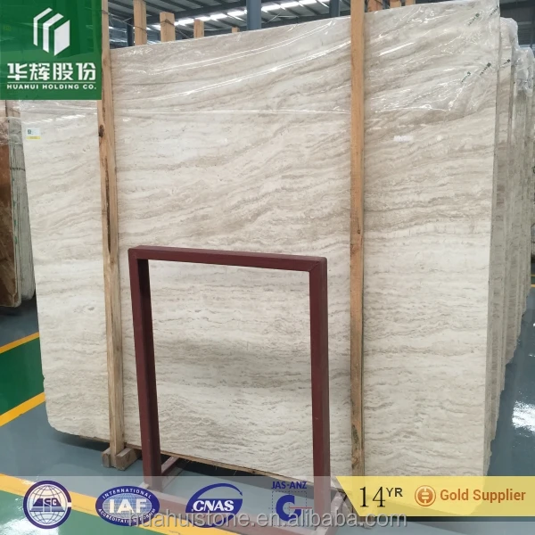 Italian imported marble Roman Travertine slab tile for indoor decoration