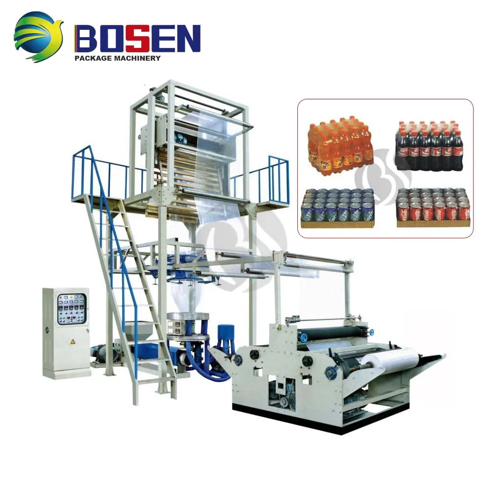 BOSEN  High Output Extruder Machine Biodegradable film blowing machine China