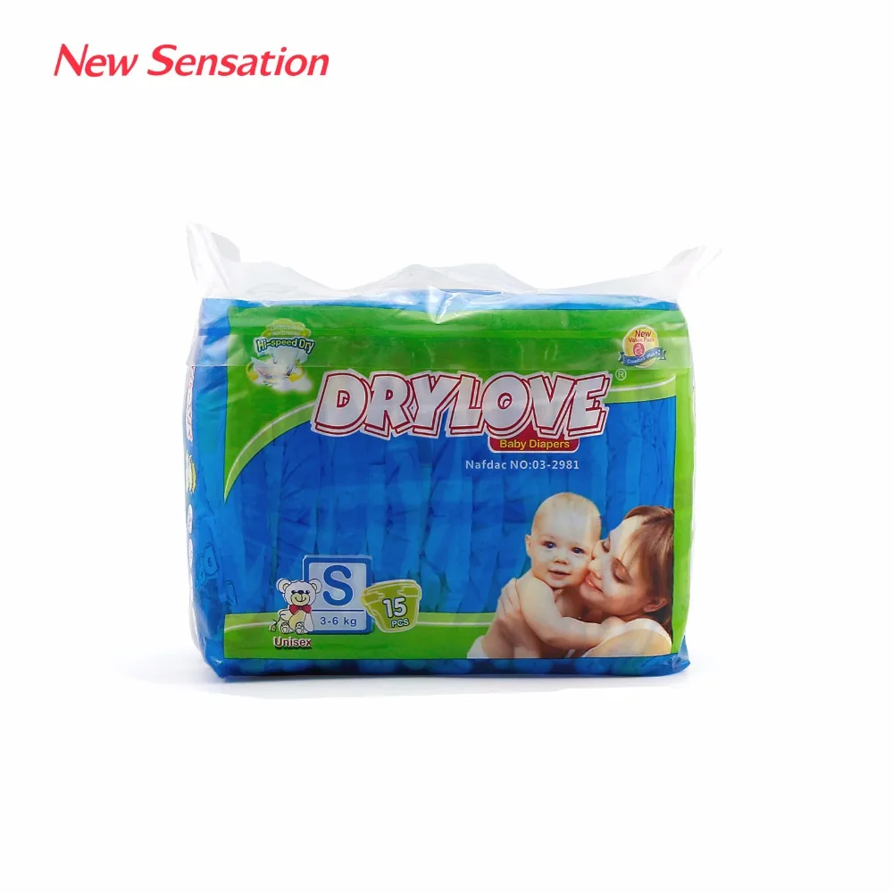Economic Packing Turkish Baby Diapers with Elastic Waistband