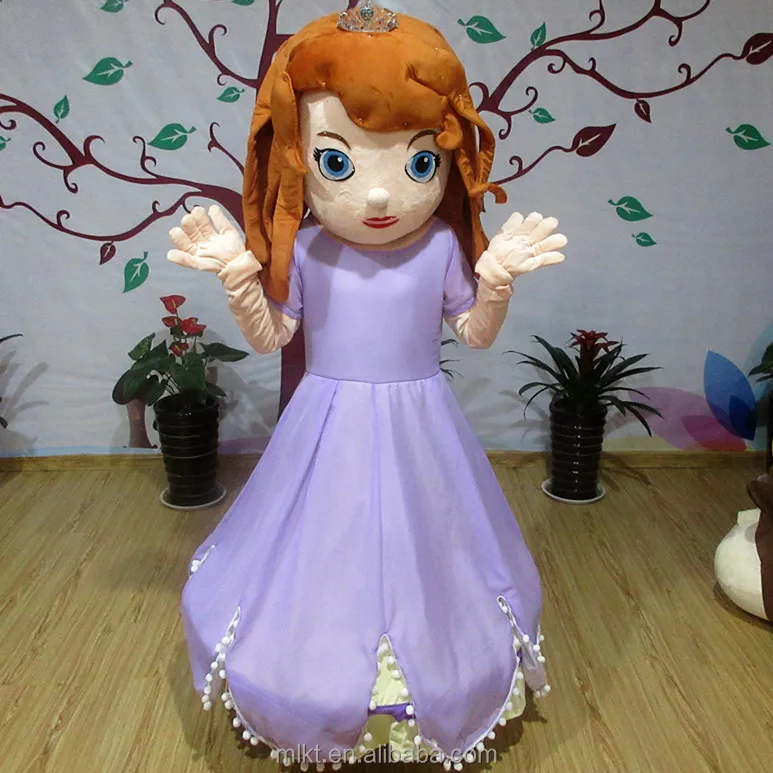 
Anime costume adult sofia princess mascot costume 