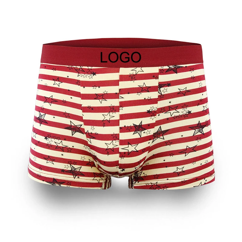 LOGO customized elastic band underwear for men
