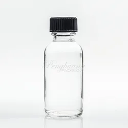 Penghuang 15ml 30ml 60ml Blue Boston Glass Pump Spray Bottle 2 Oz Boston Round Glass Dropper Bottle For Eye Oil