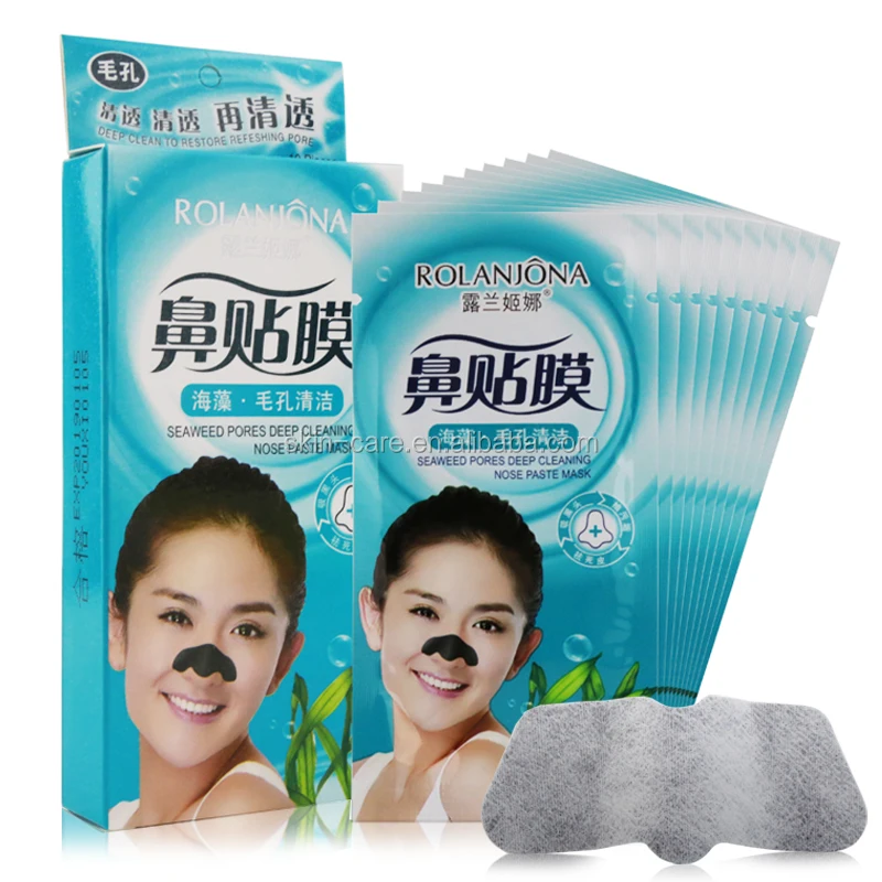 Rolanjona seaweed blackhead removal cleaning nose strip