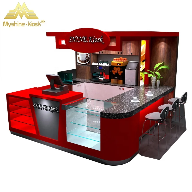 Most Attractive Retail Food Kiosk Ice Cream Shop Display Case Interior Design Gelato Kiosk
