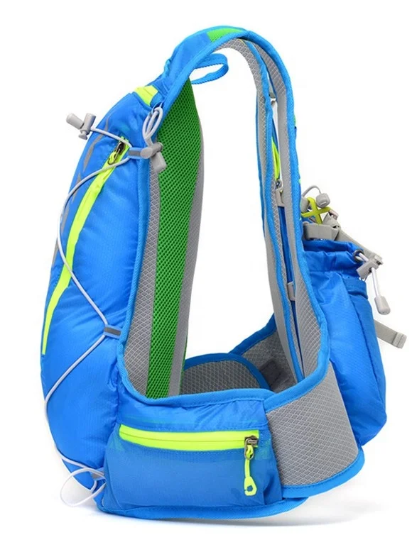 Customized Reflective Hiking Trail Race Running Vest Hydration Backpack 15L for Cycling Trekking