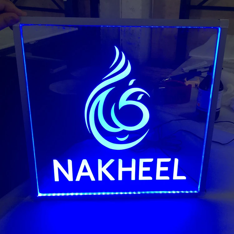 6mm Laser Engraving Matrix V cutting Acrylic Light Guide LimiSheet 2835 LED Light Panel