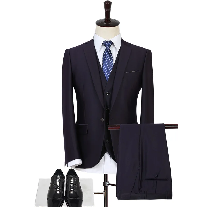 
Factory supply price New arrival fashion Men Casual 3 pieces Wedding formal Dresses 
