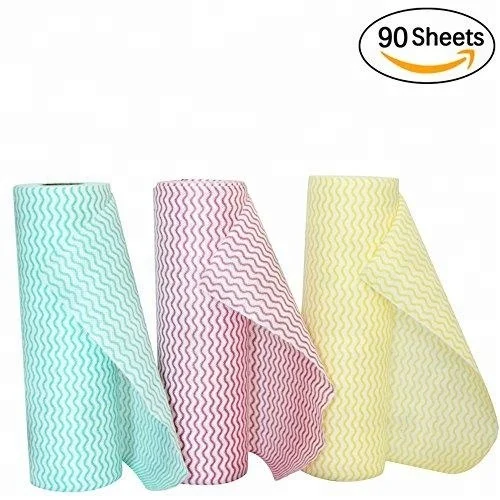 Spunlace J-cloth roll,non-woven J-cloth,wholesale cleaning supplies--Shouguang Kaixuan clean wipe  epa approval
