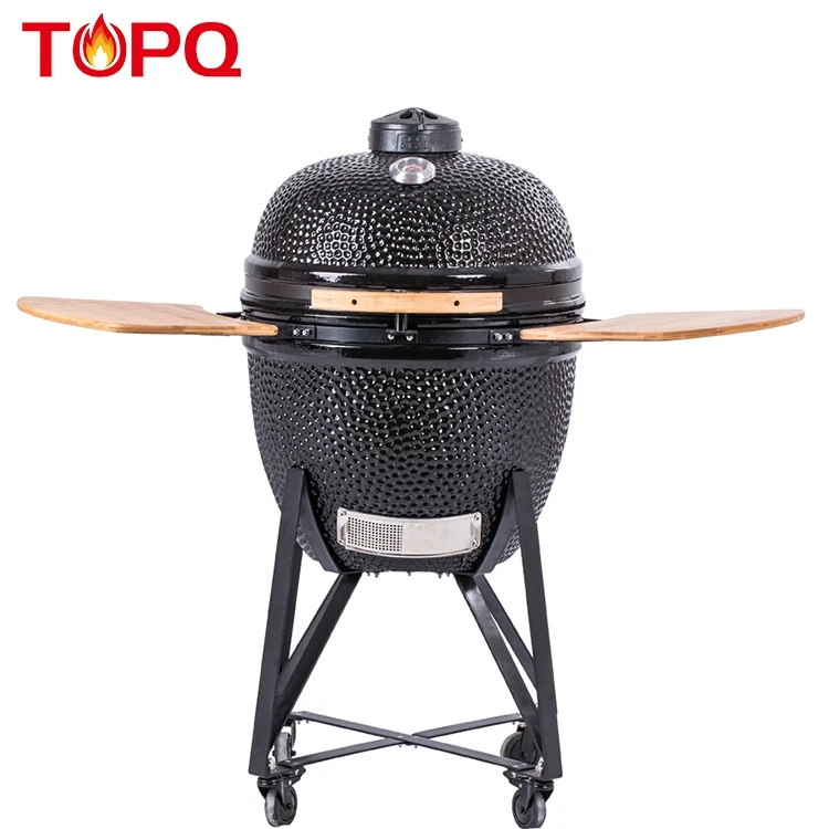 Topq Tandoor Clay Oven 23 Inch Barbecue Ceramic Grill