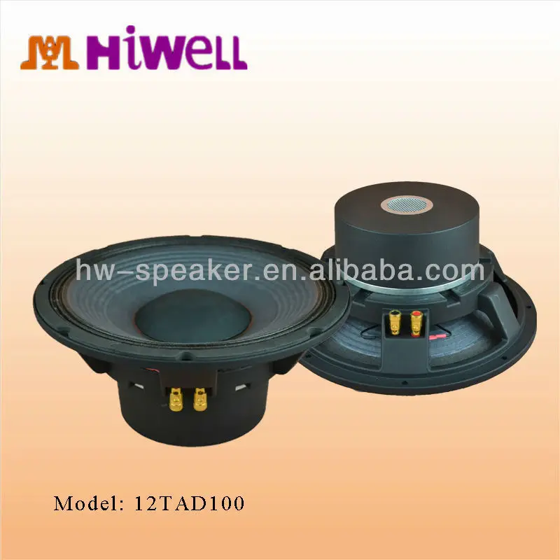 4inch 300W rated powered pro bass speaker