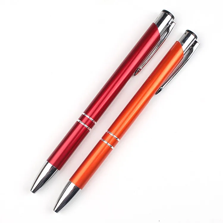 Hot sale advertising latest promotional pens with logo printed metal ball pen for promotion