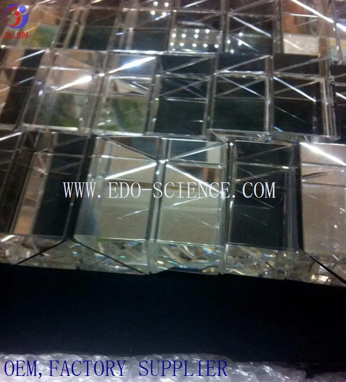 
25x25x150mm 30x30x150mm Optical Crystal Glass Triangular Prism for Teaching Light Spectrum Physics Analysis 