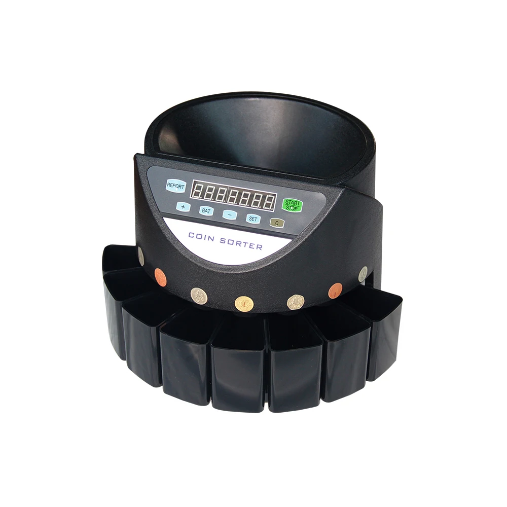Высококачественный пластиковый Европейский автоматический сортировщик монет/счетчик купюр CS550