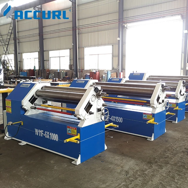 PLC гидравлический трубогиб с ПЛК 3 ролика изгиб машина завальцовки сталь гибка листового металла машины