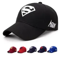 wholesale small order stock Outdoor leisure sports Superman baseball cap Korean custom embroidery logo