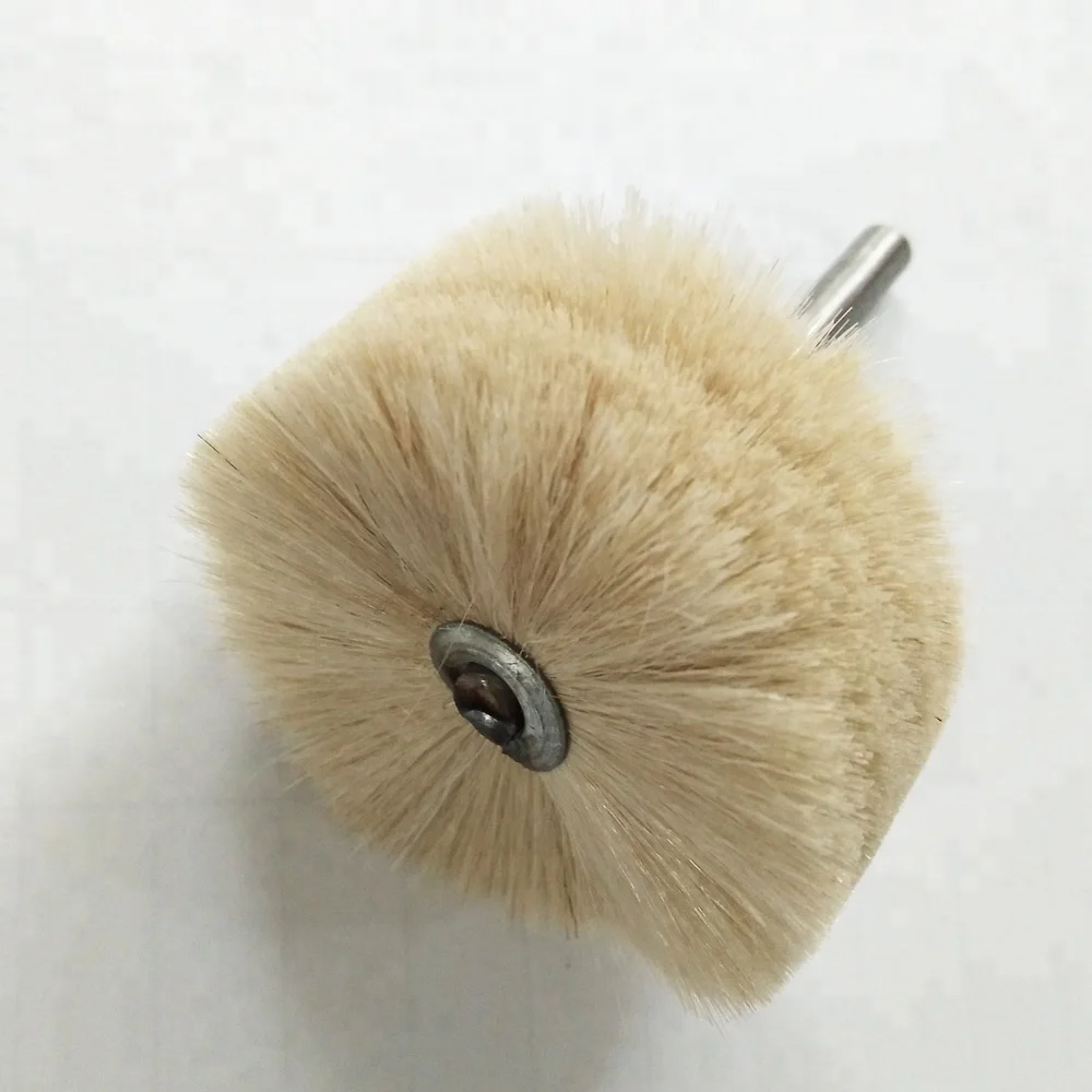 Grinding Head Horse Hair Sisal brush Wheel For Wood Carving