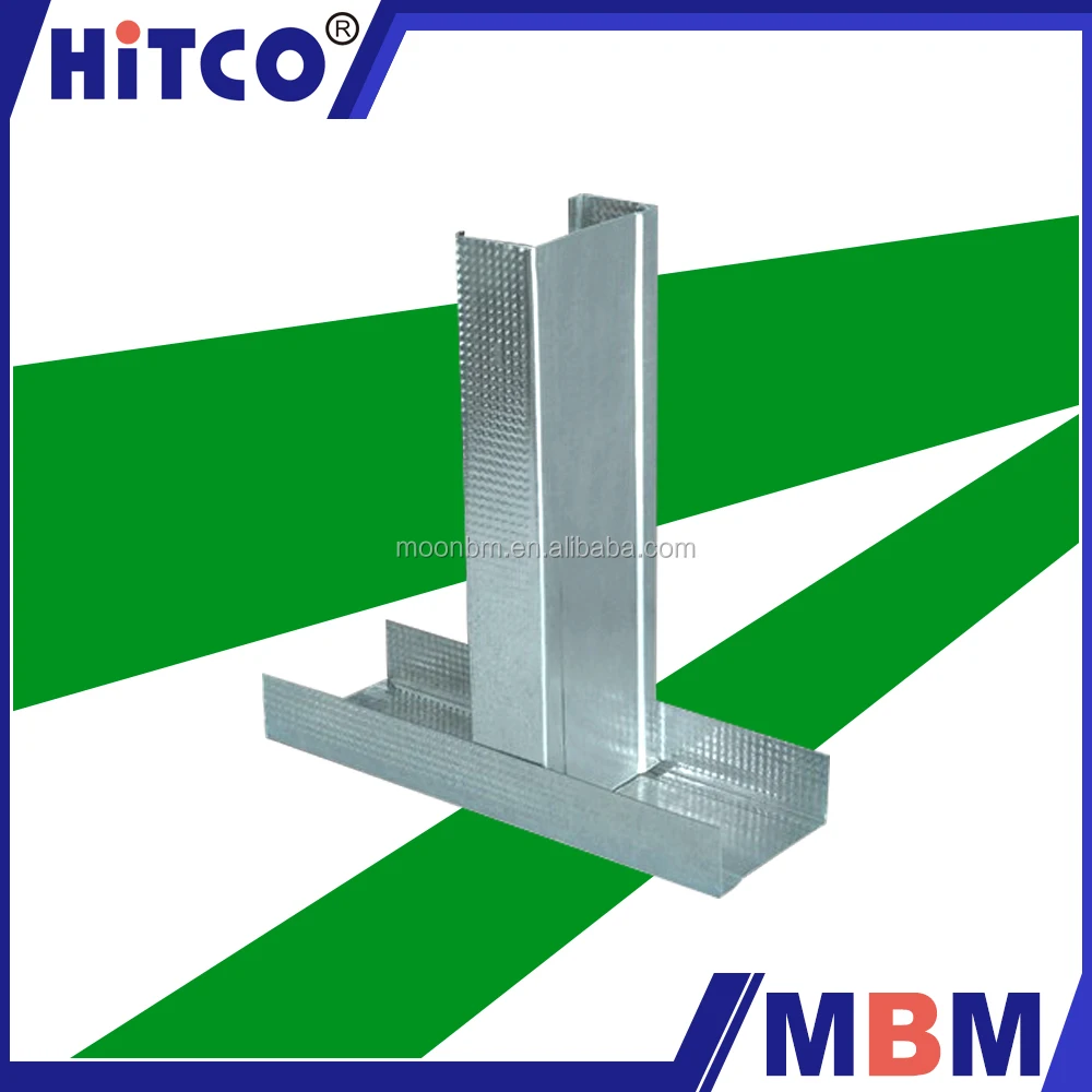 Hot sale light steel frame Galvanized metal Stud and track for Drywall