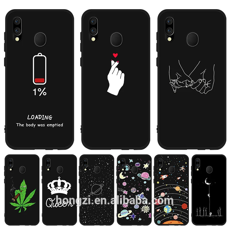 2019 Soft TPU Silicone Case For Samsung Galaxy M40  Plant Pattern Cover For Samsung A70 A60 A50 A40 A20 A20 E S9 S 10 plus Capa
