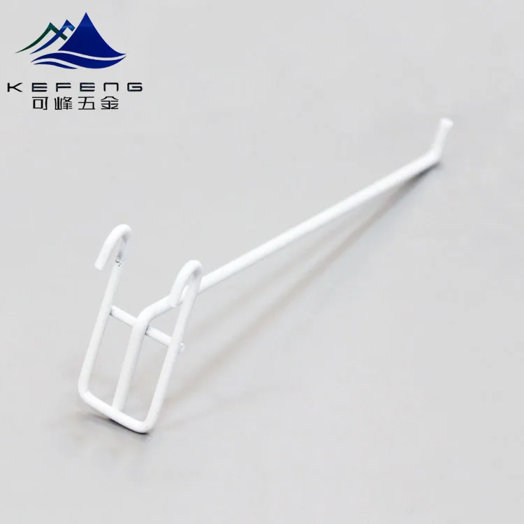 
High quality grid dwall hanging hooks/supermarket display hook KF-F005 