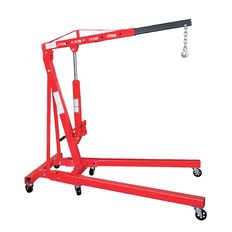 Factory 2 Ton Hydraulic Jack Lifting Arm shop Crane Engine Crane