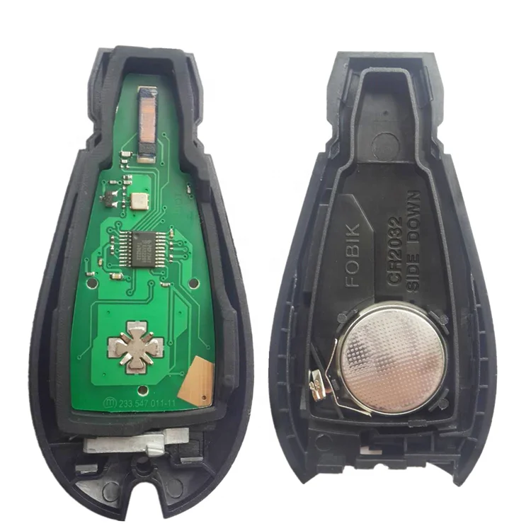 4 Buttons  433 Mhz ID46Chip Car Key Remote Key Fob For Dodge Jeep