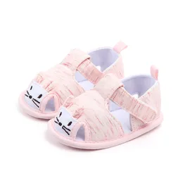 New design soft sole cute cartoon baby shoes