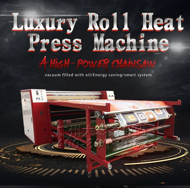 Multi-function Heatpress Roll Rotary Calender Heat Transfer Press Machine For Sublimation