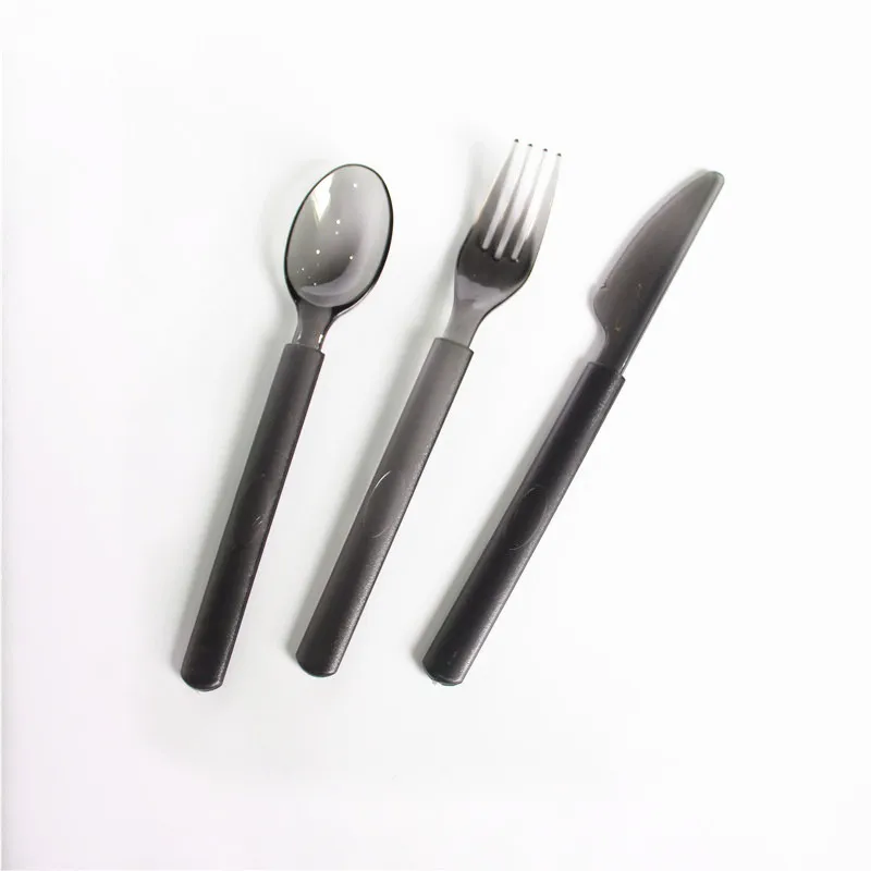 Factory Price Heavy Duty Restaurant Cutlery Plastic Spoon Fork and Knife
