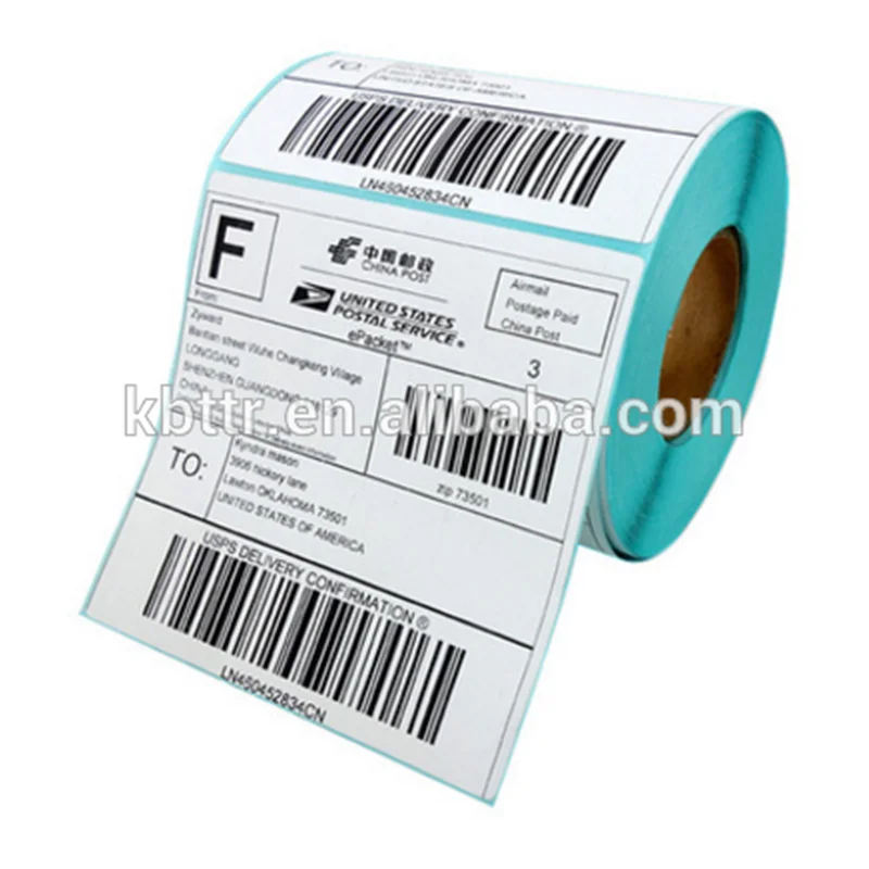 self-adhesive barcode label sticker thermal printing print paper