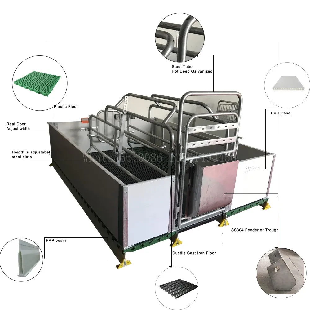 Animal Pig Farrowing Crate animal pregnancy cages