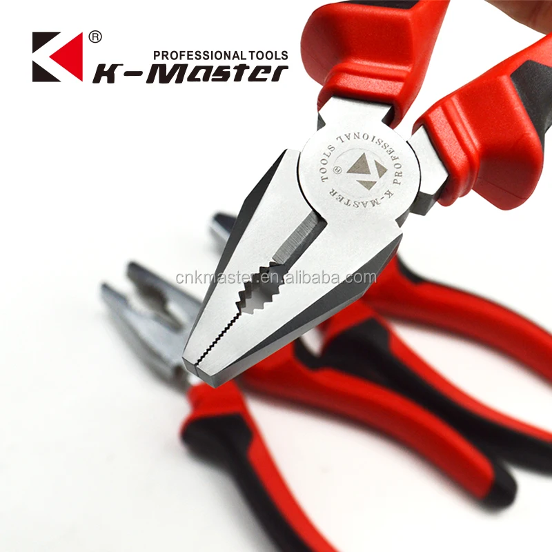 K-master German Type Combination Plier Function Long Nose Diagonal Cutting Pliers  alicate