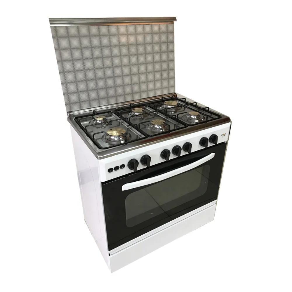 6 No. of burner classic design zhongshan manufacture gas cooker with oven for sale in Middle East