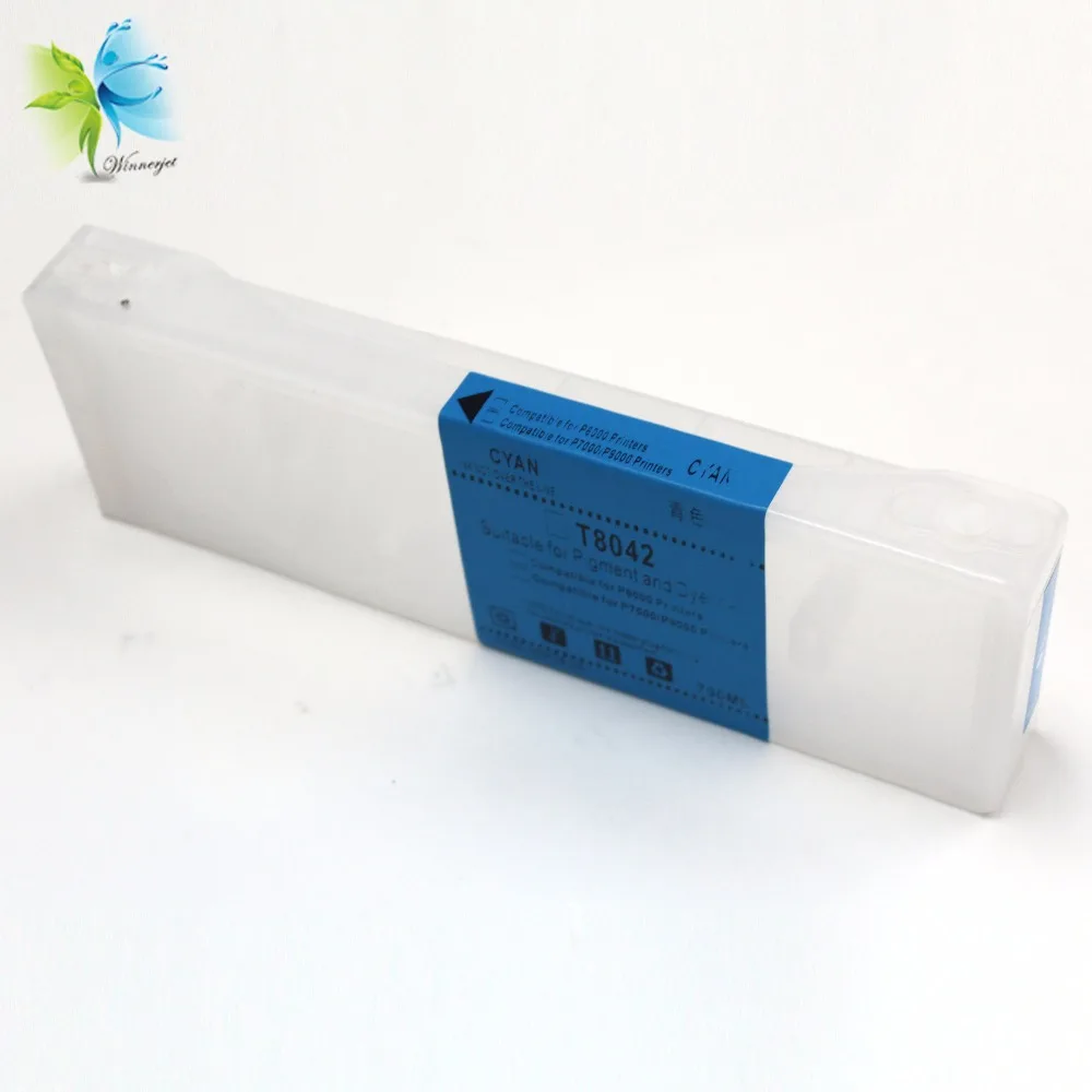 New Chip ! 700ml T804 ink cartridge for Epson P6000 P8000 Refill Cartridge