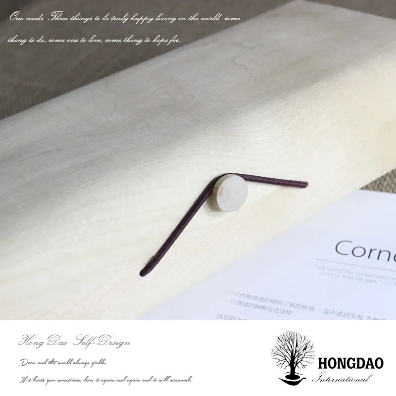 
HONGDAO Order! Balsa wooden very thin macarons box for christmas 