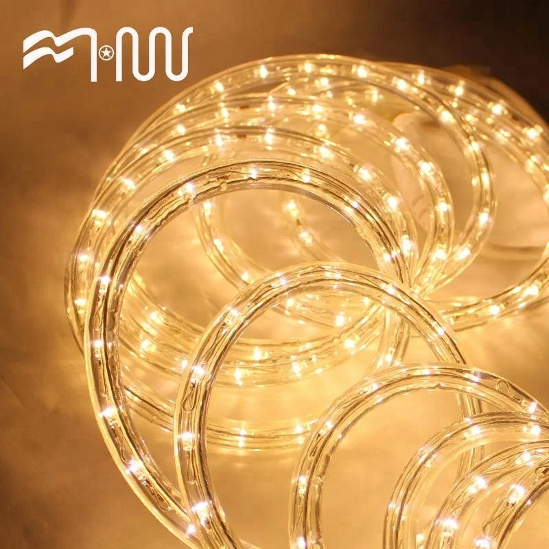 
Warm White LED Rope Light Kit LED Flexible Light stripe Light Outdoor Rope Bedroom 120V 
