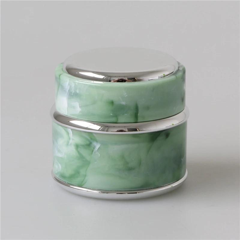 luxury nail gel jar 50 ml colorful plastic cosmetic cream container